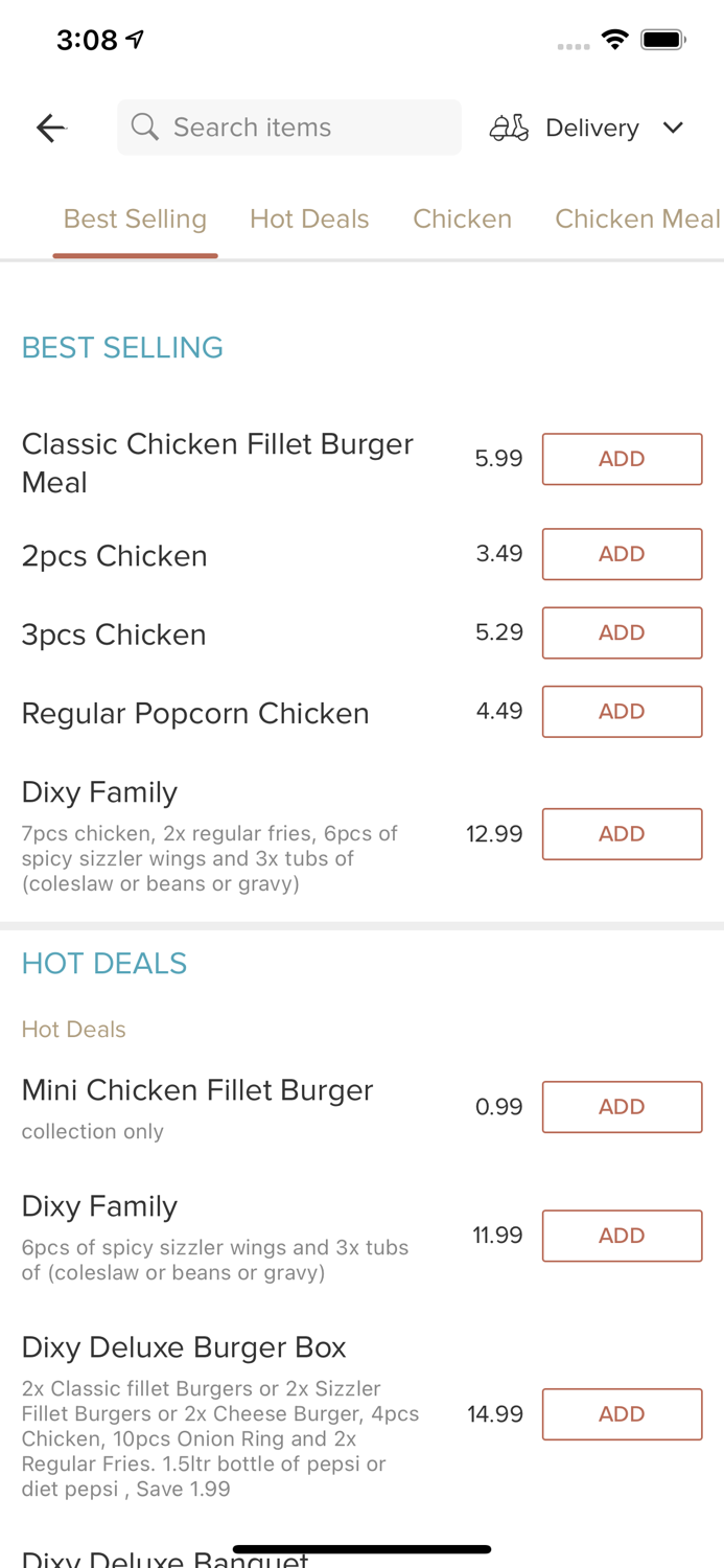 Dixy Chicken Macclesfield