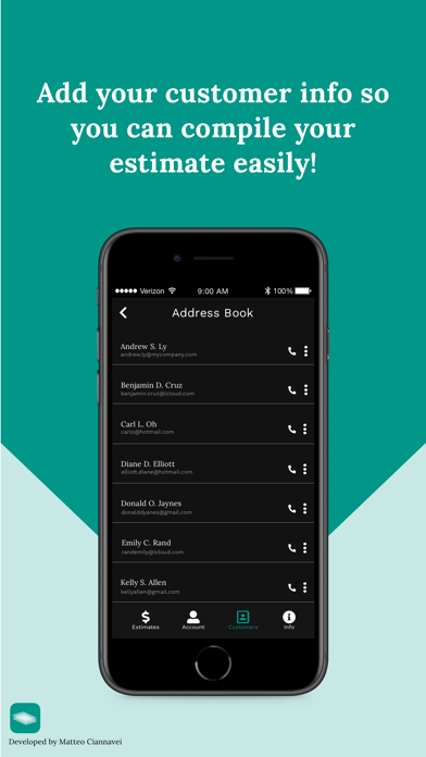 BillWiz - Estimates made easy Screenshot