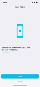Lyme Symptom Tracker screenshot #2 for iPhone