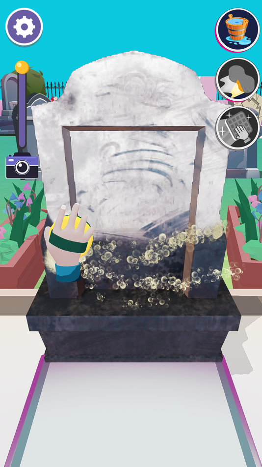 #2. Gravestone Wash 3D (iOS) Podle: Seher Anwar