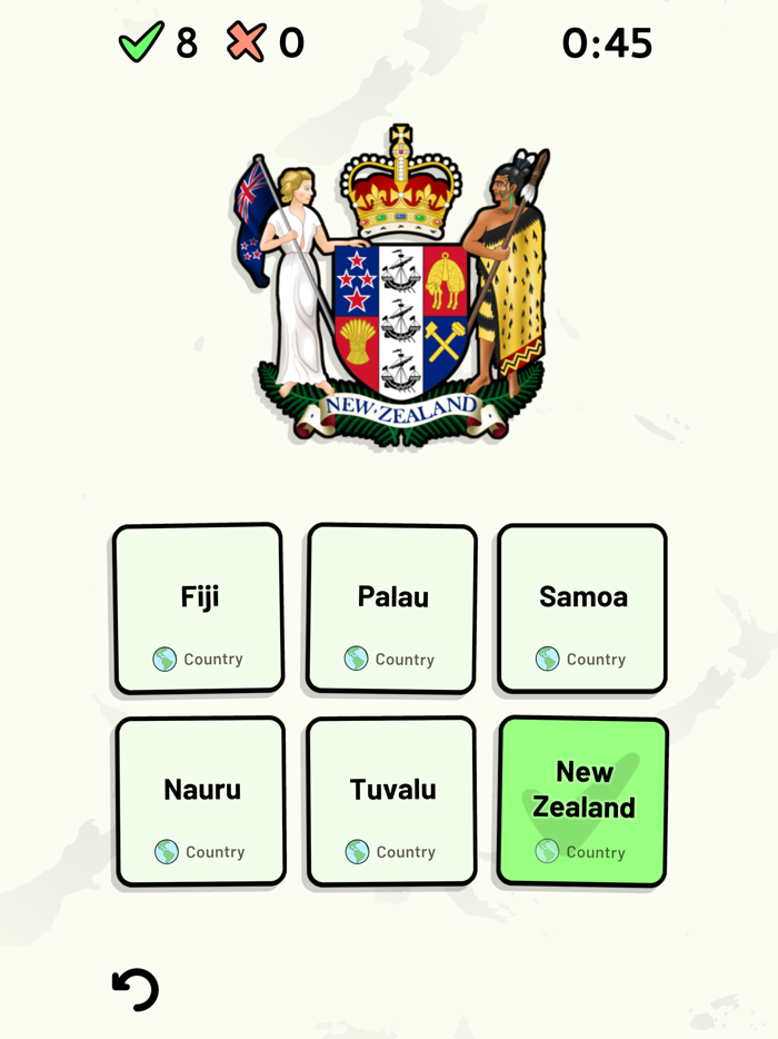 Countries of Oceania Quiz