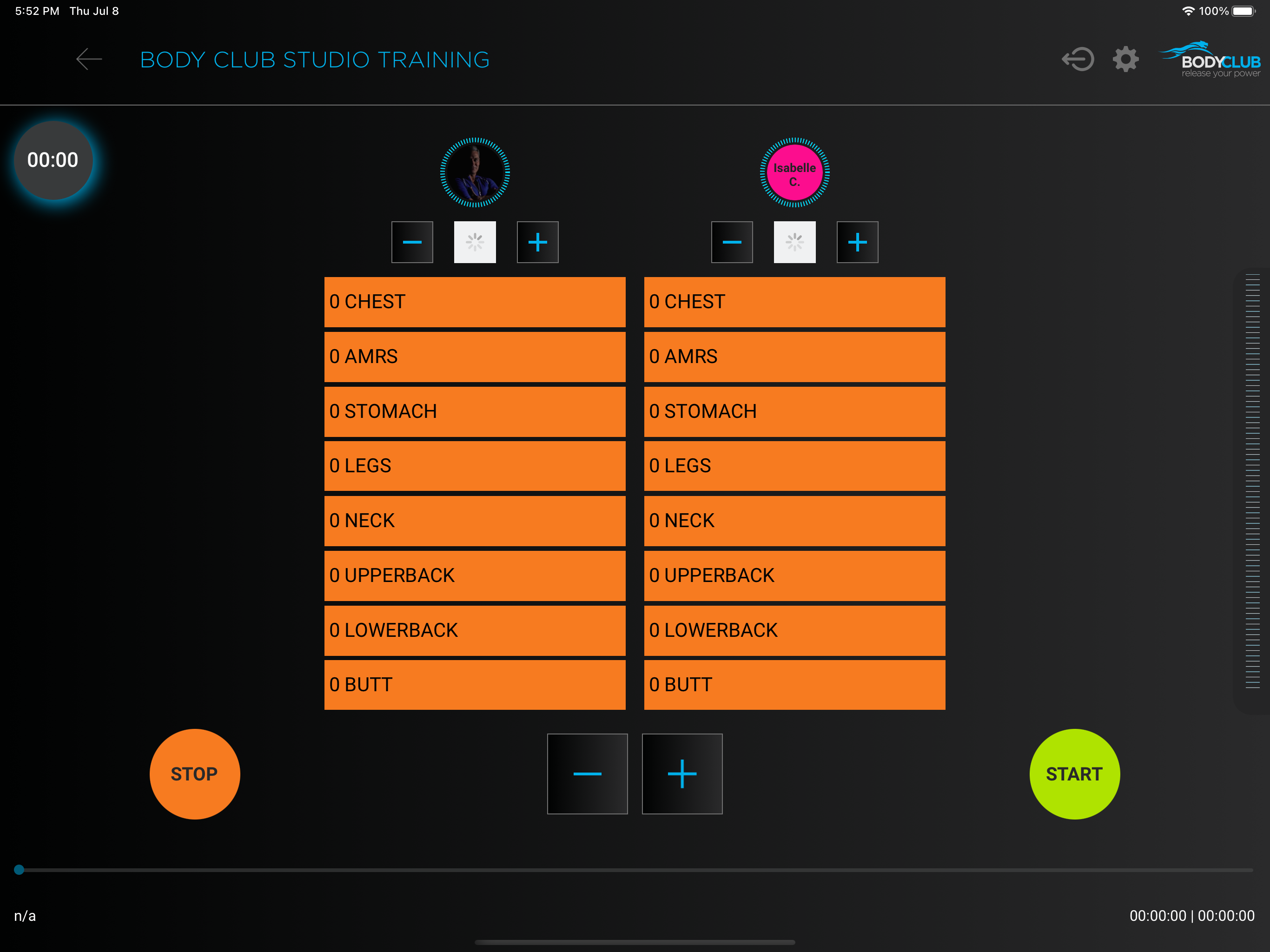 BodyClub Control