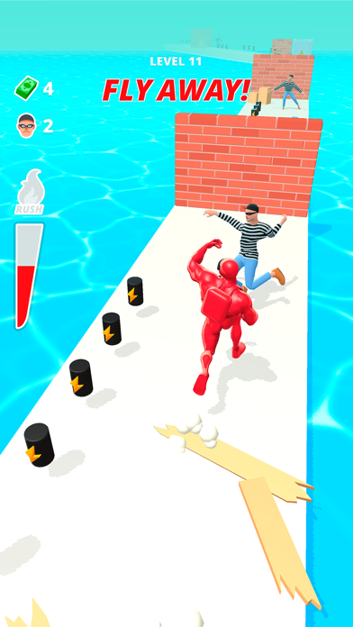 screenshot of Muscle Rush - Destruction Run 1