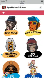 ape nation stickers iphone screenshot 1