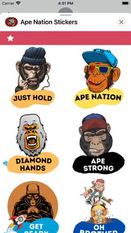 Game screenshot Ape Nation Stickers mod apk