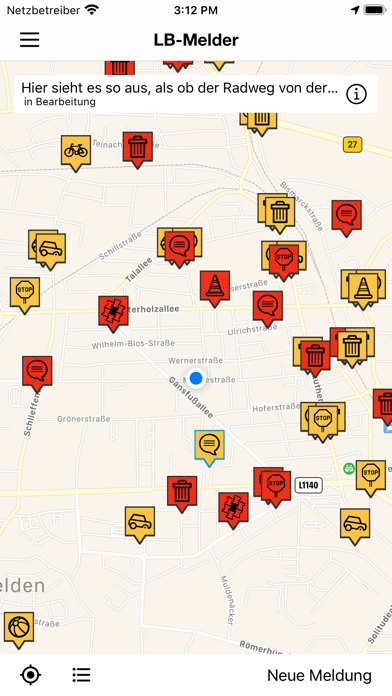 Ludwigsburg-Melder Screenshot
