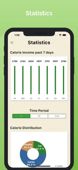 Game screenshot Nutrizi - Calorie Counter hack