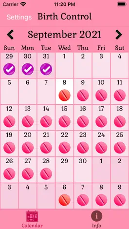 Game screenshot Birth Control Pill Reminder mod apk
