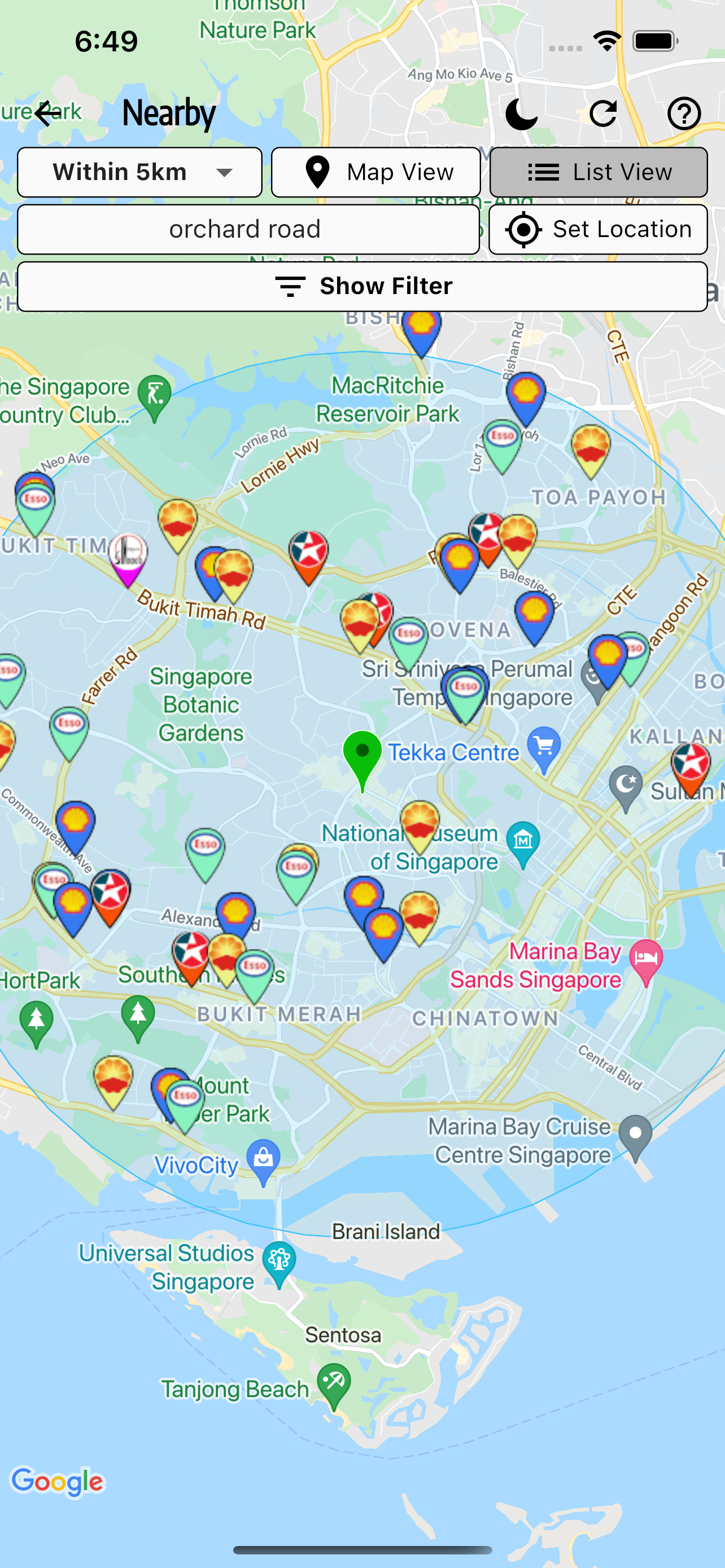 Petrol Stations @ SG