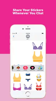 lingerie emojis iphone screenshot 3