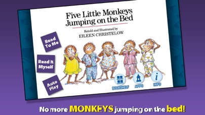 5 Monkeys Jumping on the Bed Screenshot