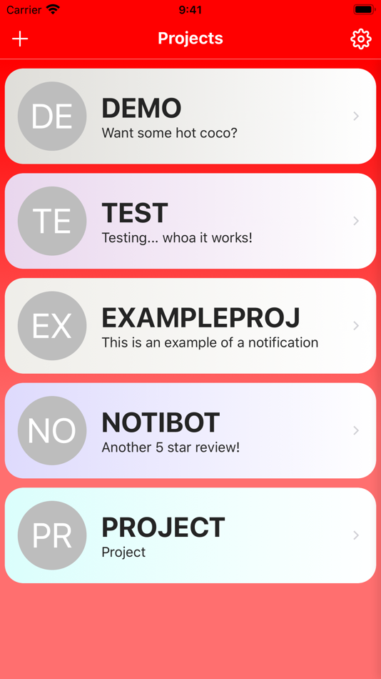 #1. NotiBot (iOS) 게시자: Karthik Sankar
