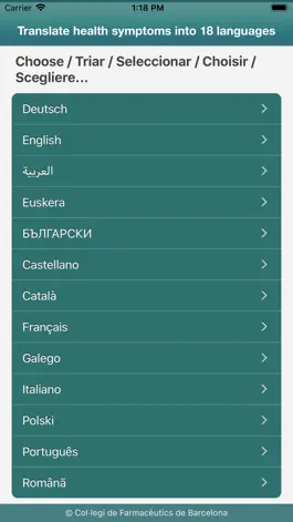 Game screenshot Health symptoms translator apk