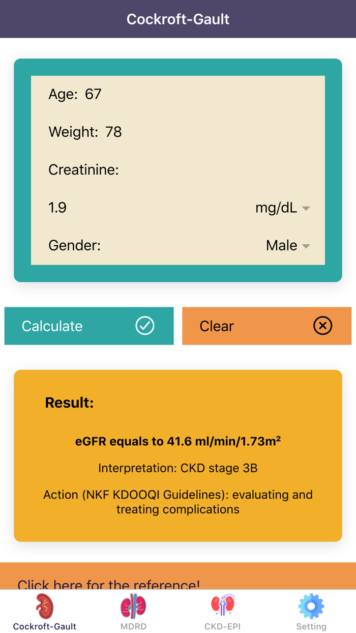 eGFR Calculators Pro