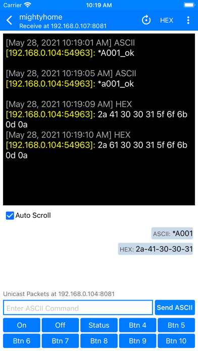 UDP Terminal Screenshot