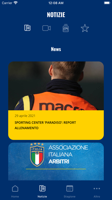 HELLAS VERONA FOOTBALL CLUB Screenshot