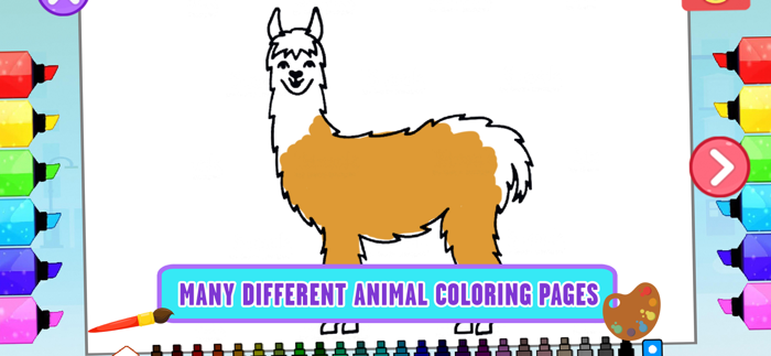Animal Games Coloring Pages
