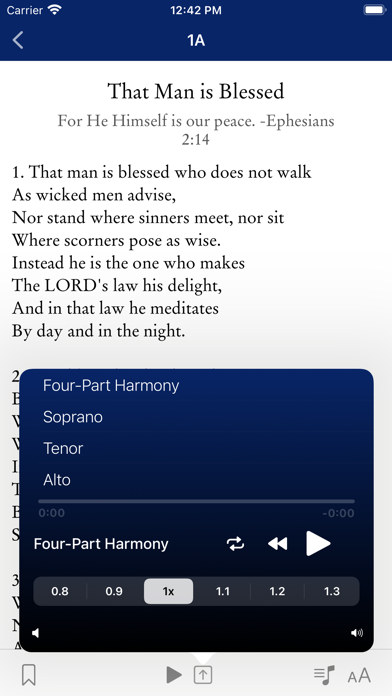 Book of Psalms For Worship Screenshot
