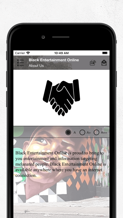 Black Entertainment Online Screenshot