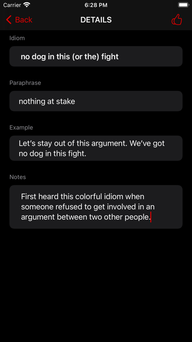American Idioms Screenshot