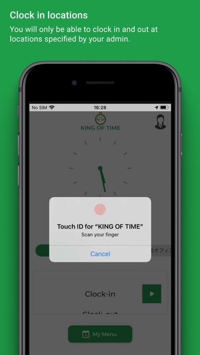 Clock-in KING OF TIME screenshot 2