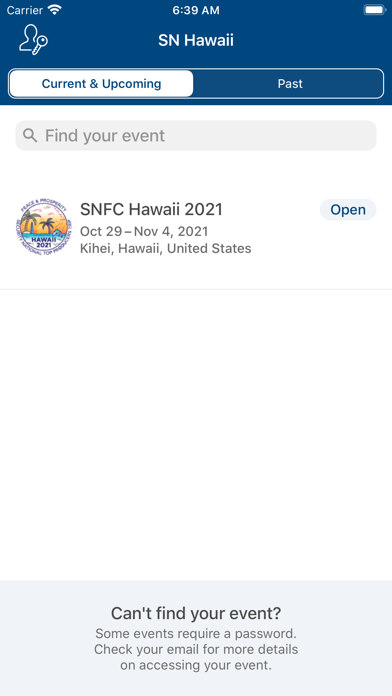 SNFC Hawaii 2021 Screenshot