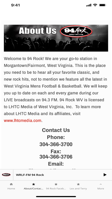 94 Rock Fairmont Screenshot