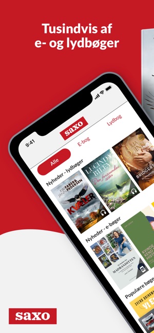 Saxo: Lydbøger og E-bøger en App Store