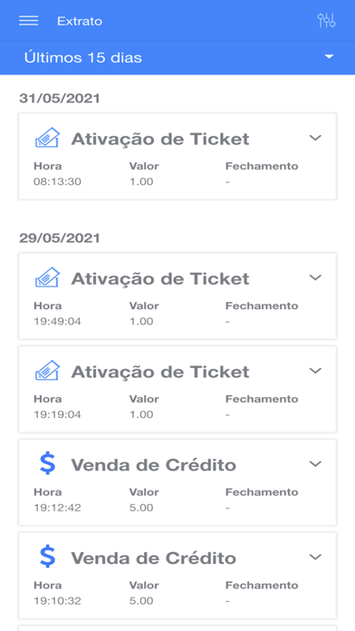 Ponto de Venda Rotativo Screenshot