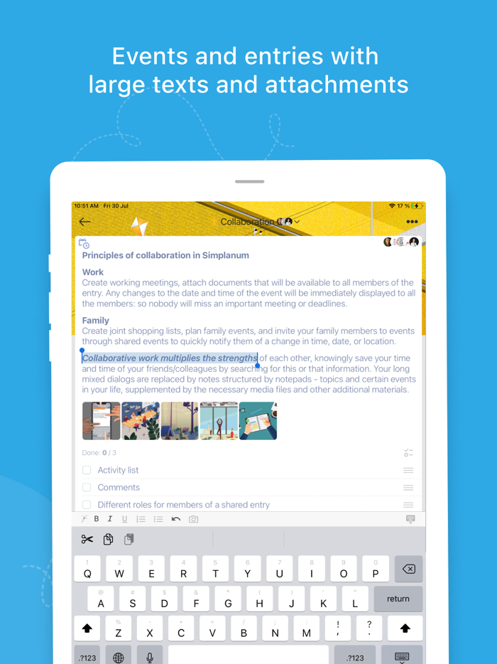 Simplanum - Calendar and Notes