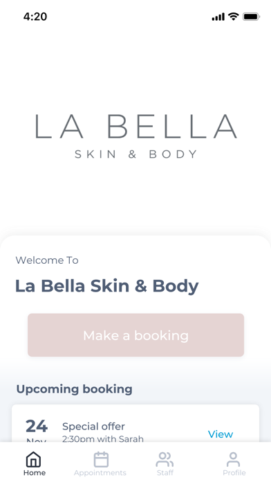 La Bella Skin & Body Screenshot