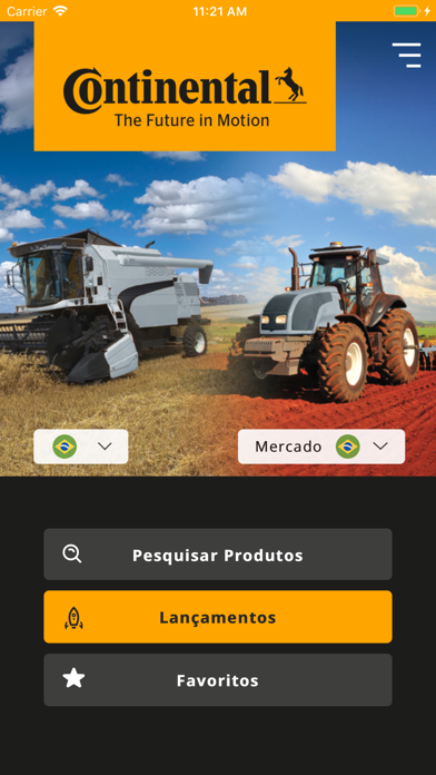 Continental Agricola–Catálogo. Screenshot