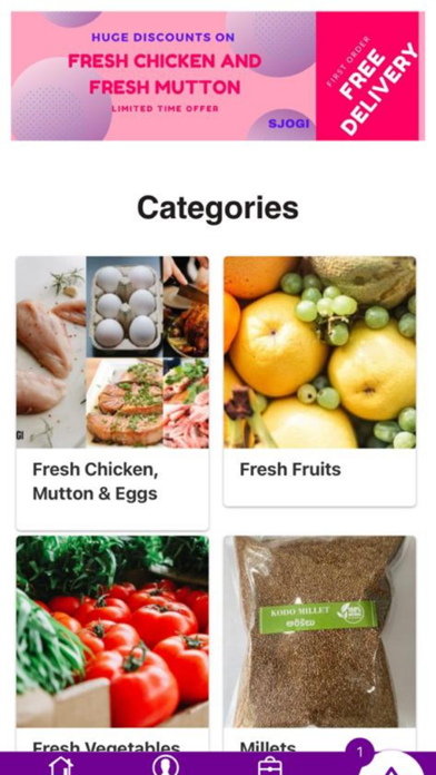 SJOGI - Grocery Delivery Screenshot