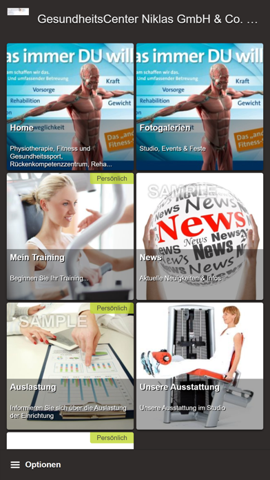 GesundheitsCenter Niklas 24 Screenshot