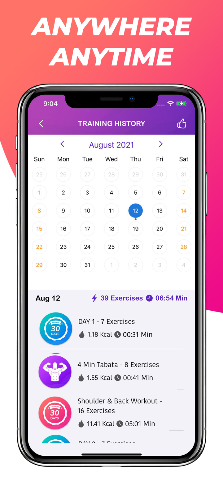 Exercise At Home & Home Gym screenshot 6