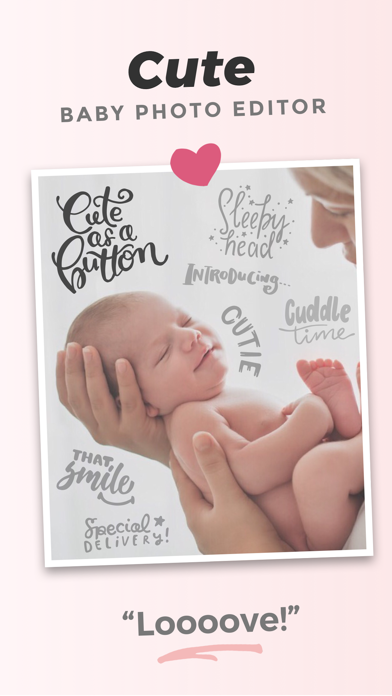 Screenshot #1 pour Adorable - Baby Photo Editor