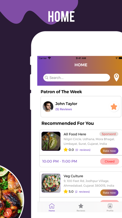 Restourant Screenshot