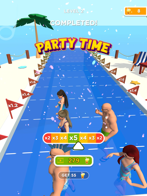 Screenshot #5 pour Beach Party Run 3D