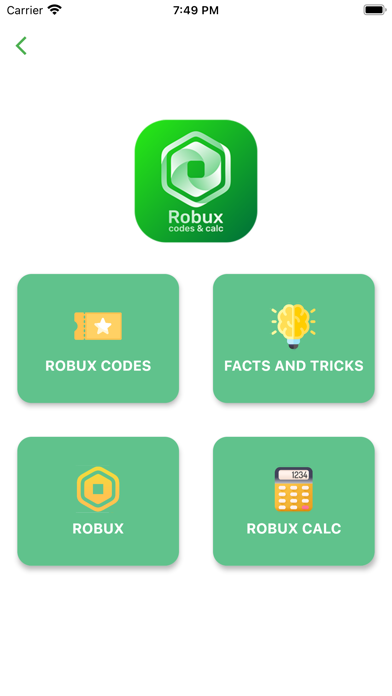 Robux Calc & Codes for Robloxのおすすめ画像1