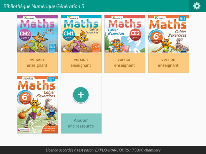 Bibliothèque Génération 5