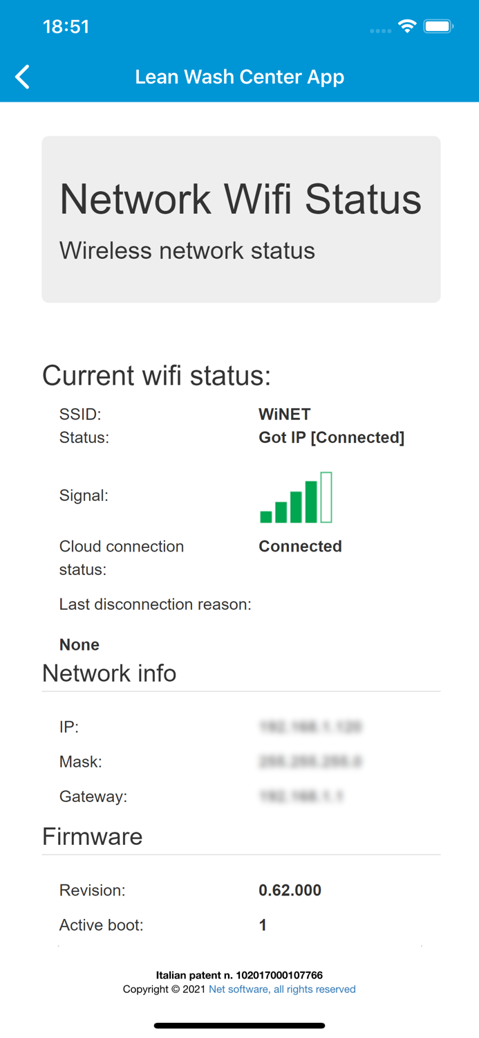 Lean Wash Center App