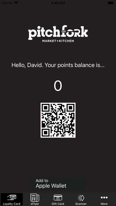 Pitchfork Market App Screenshot