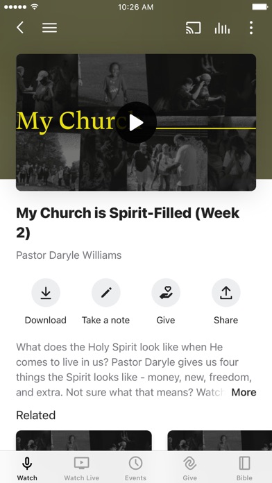 First Church Fayetteville Screenshot