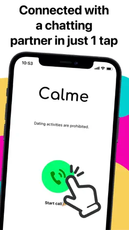 Game screenshot Calme – random video calls apk