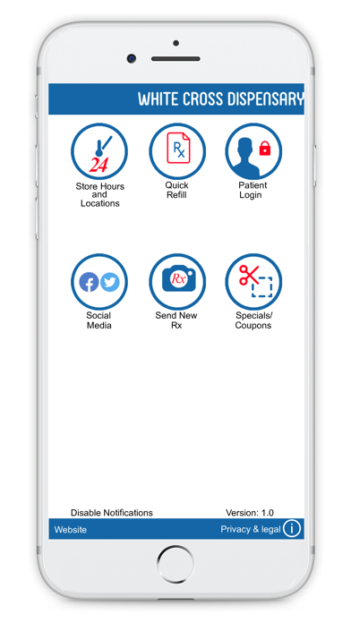 White Cross Dispensary Screenshot