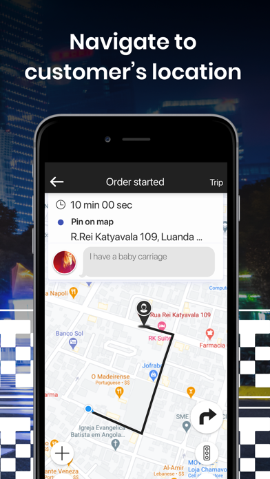 TIROSA Driver app Screenshot