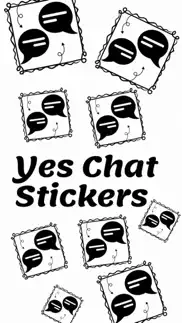 yes chat stickers iphone screenshot 1