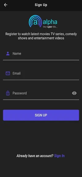 Game screenshot Alpha TV apk