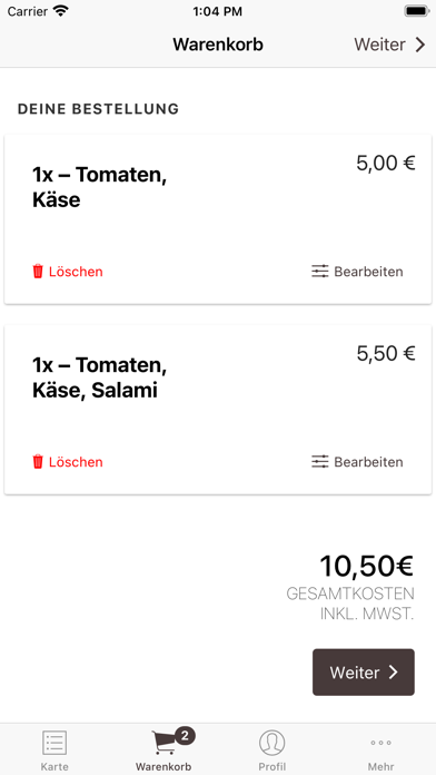 Primavera Pizzeria - Oberursel Screenshot