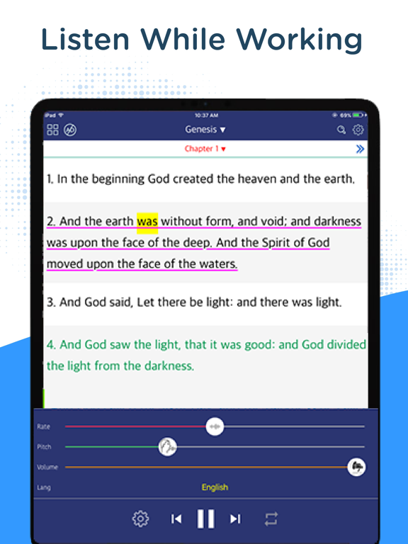 The Amplified Bible (AMP) iPad screenshot 7 - Book app